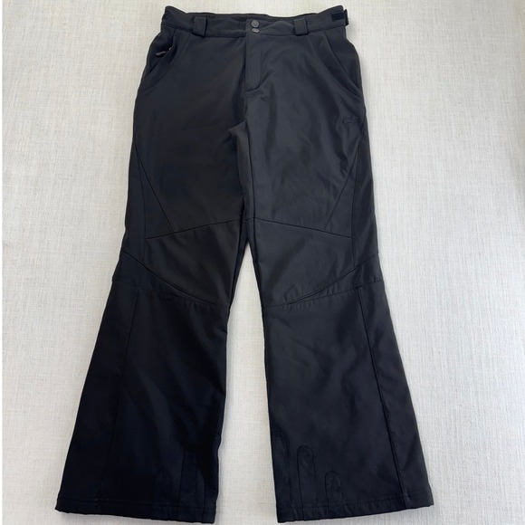 CB Sports Pants - CB Sports Womens Softshell Ski Pants Black Fleece Lined Snow Pants Size M